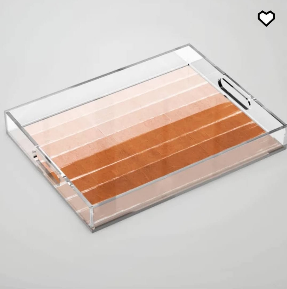 Acrylic Tray  by Charlotte Winter